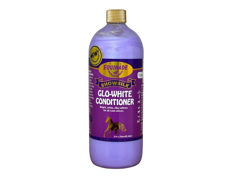 Equinade Showsilk Glo White Shampoo  - 250 ml , 500 ml , 1 litre , 2.5 litre & 5 litre