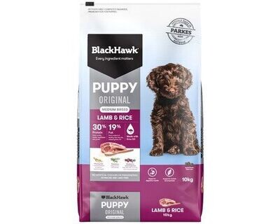 Black Hawk Puppy Medium Breed Lamb & Rice - 3 kg , 10 kg & 20 kg