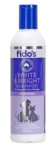 Fido’s White & Bright Shampoo  -  250 ml , 1 litre or 5 litre