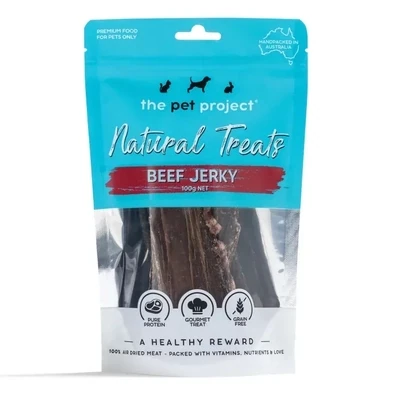 The Pet Project Beef Jerky  100 grams