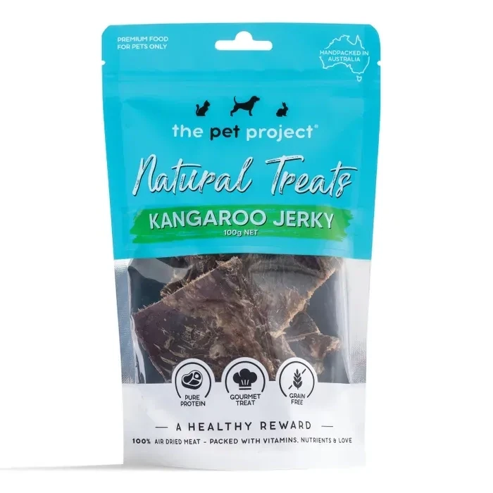 The Pet Project Kangaroo Jerky  100 grams