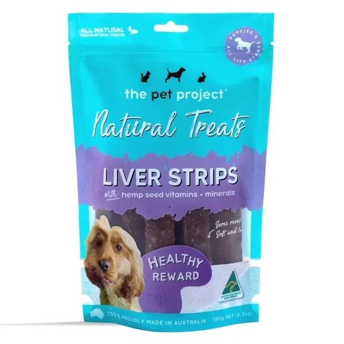 The Pet Project Liver Strips   180 grams