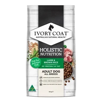 Ivory Coat Adult Lamb & Brown Rice - 15 kg