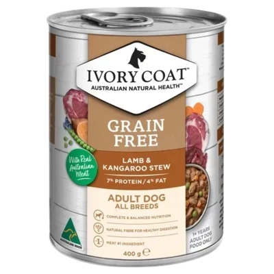 Ivory Coat Adult Lamb & Kangaroo Stew 400 grams x 12