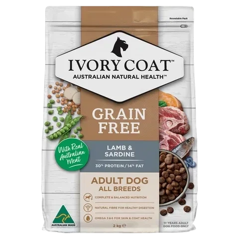 Ivory Coat Adult Lamb & Sardine  -  2 kg & 13 kg