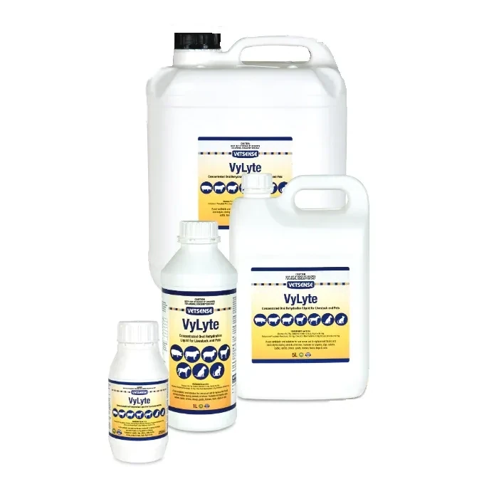 Vetsense VyLyte Concentrated Oral Rehydration Liquid 250 ml , 1 litre , 5 litre or 20 litres