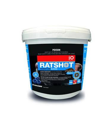 iO Ratshot Blocks BLUE Difenacoum  -  2 kg