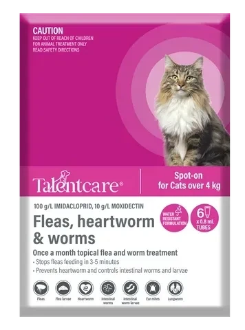 Talentcare Spot-on for over 4 kg  6 pack
