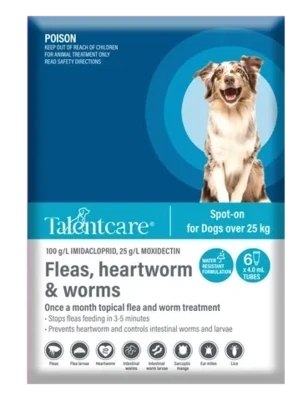 Talentcare® Spot-on for Dogs over 25 kg
6 pack
