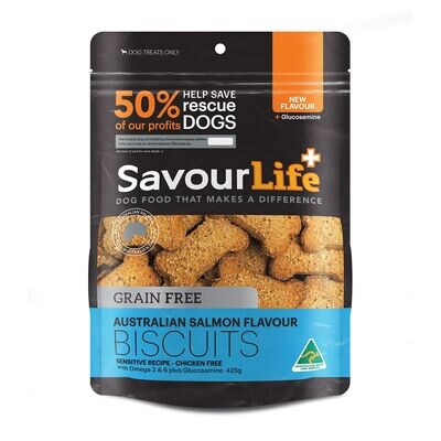 Savour Life Australian Salmon Flavour Biscuits - 425 grams
