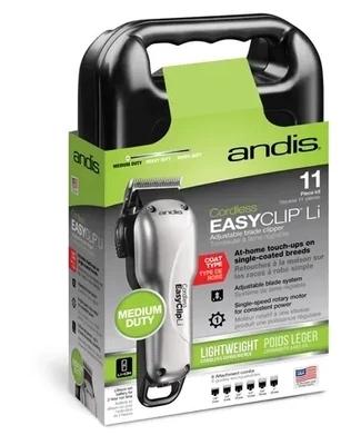 Andis Clipper EasyClip Li Cord Cordless Silver