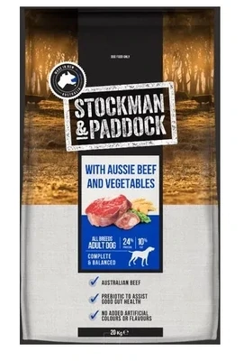 Stockman & Paddock Aussie Beef & Vegetables 20kg