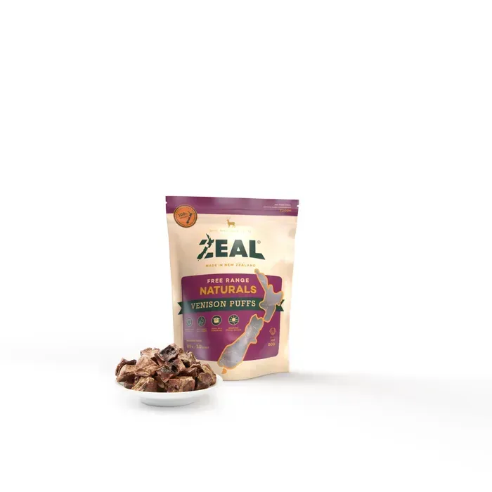 Zeal Free Range Naturals - Venison Puffs - 85 grams