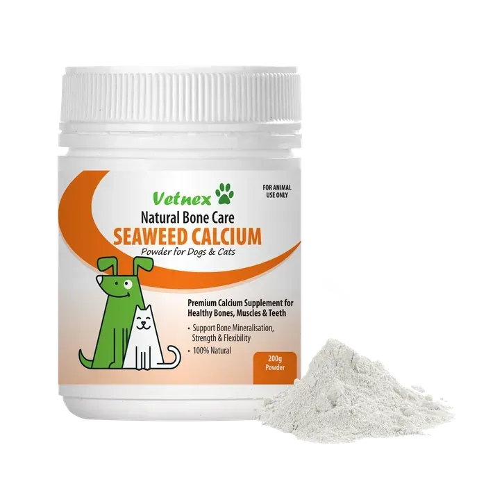 Vetnex Seaweed Calcium Powder for Dogs & Cats 200 grams