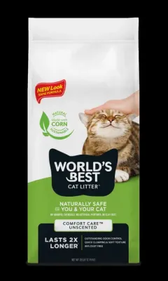 Worlds Best Cat Litter Clumping Green  - 6.35 kg or 12 kg