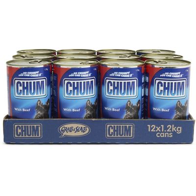 Mars Chum Cans Beef  12 x 1.2 kg