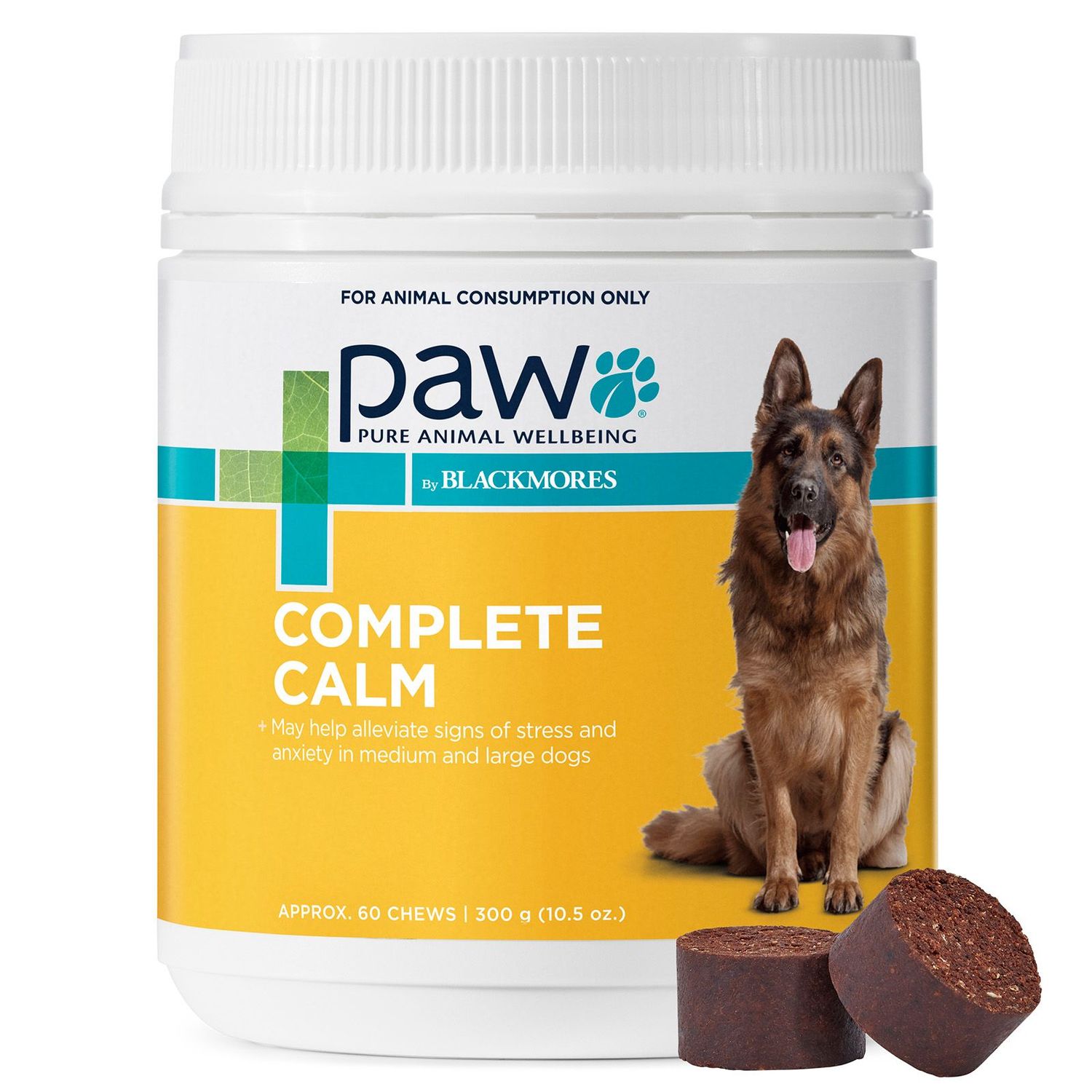 PAW by Blackmore Complete Calm Multivitamin And Tryptophan Chews For Medium And Large Dogs 300 grams