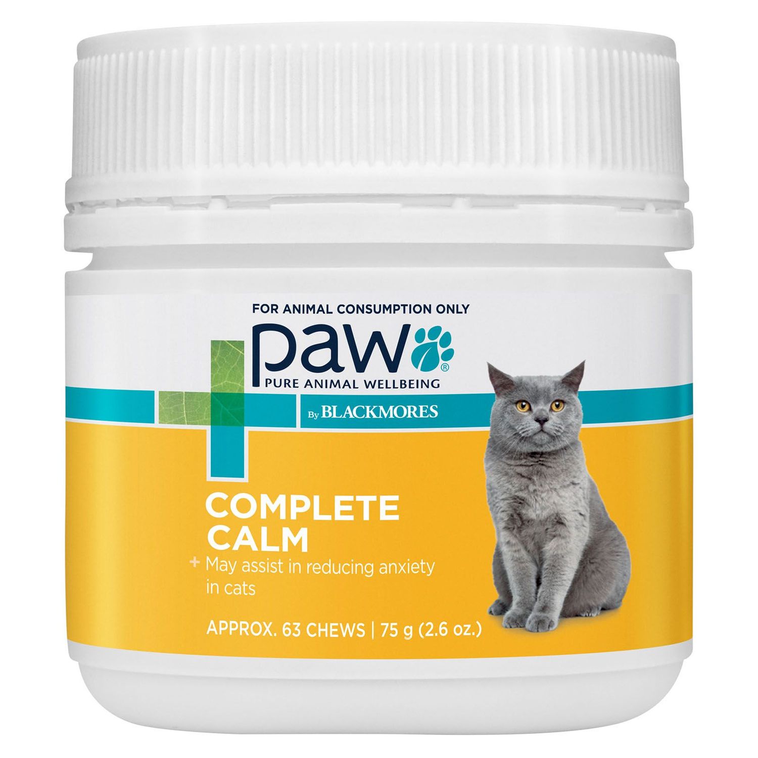 PAW by Blackmore Complete Calm Multivitamin And Tryptophan Chews For Cats  -  75 grams