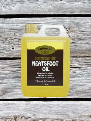Equinade Premium Light Neatsfoot Oil  - 1 litre or 2.5 litres