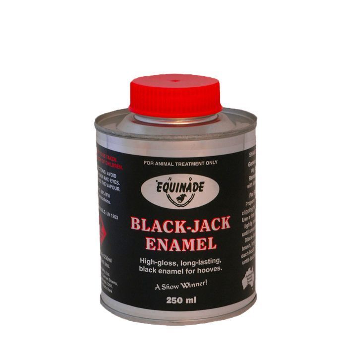 Equinade Black Jack Enamel With Brush  -  250 ml