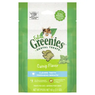 Greenies Feline Catnip Flavour  -  60 grams , 130 grams or 277 grams