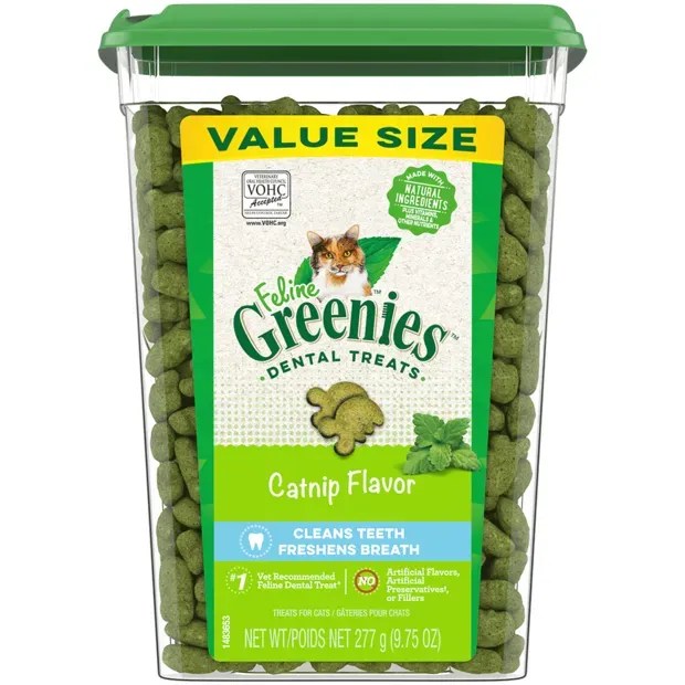 Greenies Feline Catnip Flavour  -  277 grams