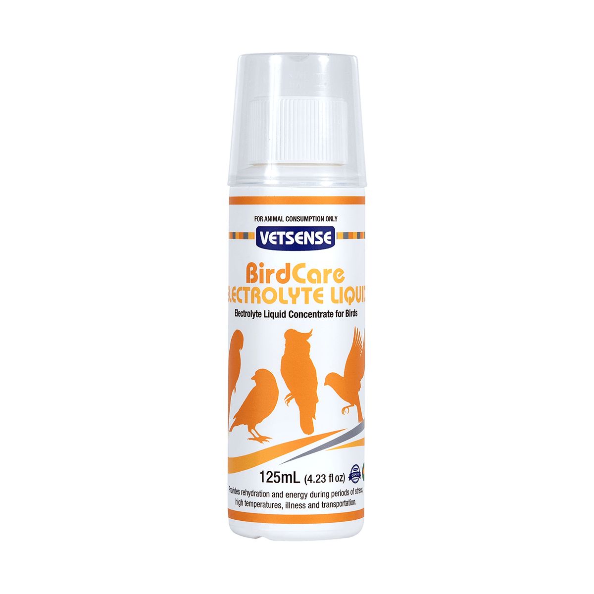 Vetsense Birdcare Electrolyte Liquid  -  125 ml