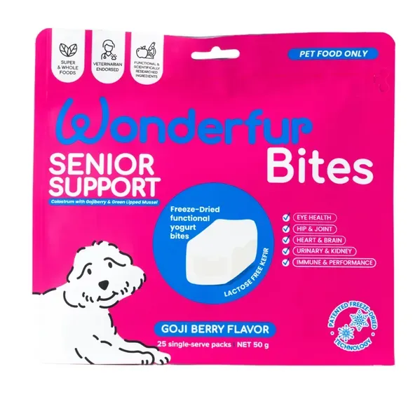 Wonderfur Bites Senior Support for Dogs  50 grams