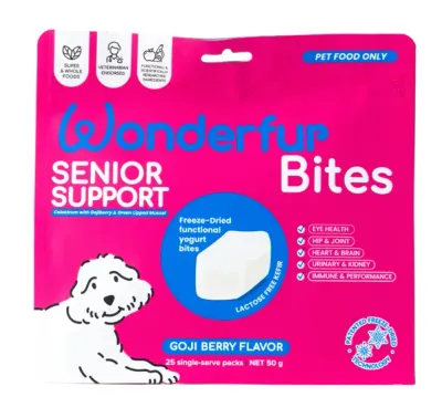 Wonderfur Bites Senior Support for Dogs  50 grams