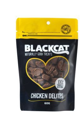 Blackcat Chicken Delites Cat Treats  -  60 grams