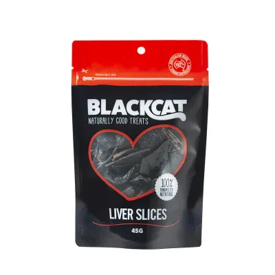 Blackcat Liver Slices  -  45 grams