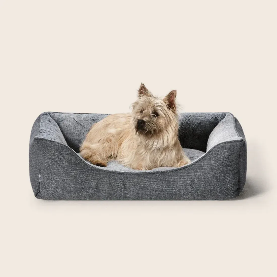 Snooza Low Front Lounger Grey  -  Small/Medium or Medium /Large