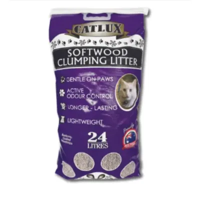 Catlux Clumping Cat Litter   -  6 litres or 24 litres