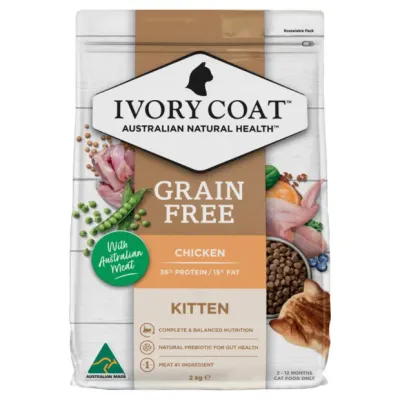 Ivory Coat Kitten Grain Free Chicken  -  2 kg