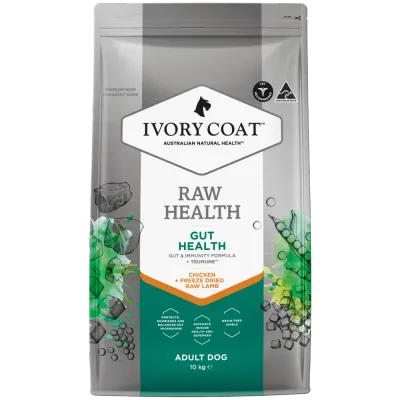 Ivory Coat Raw Health Adult Chicken Gut Health  -  1.89 kg or  10 kg