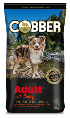 Cobber Adult Dog Beef  -  20 kg