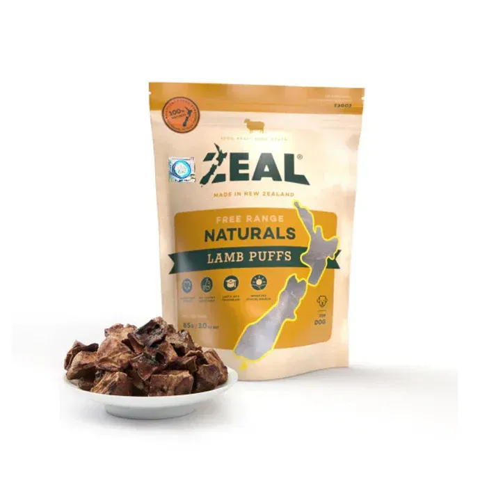 Zeal Free Range Naturals - Lamb Puffs - 85 grams