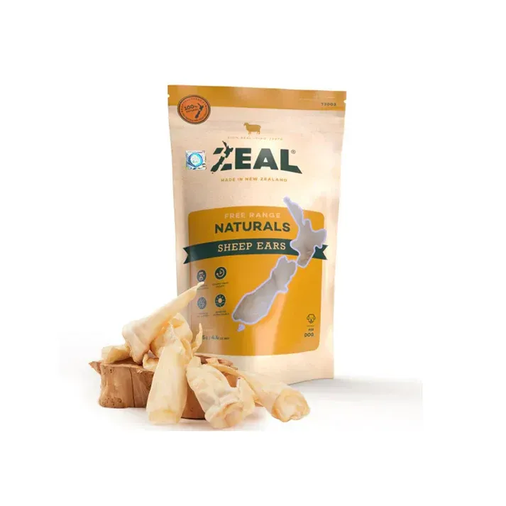 Zeal Free Range Naturals - Sheep Ears - 125 grams