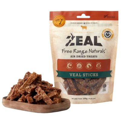 Zeal Free Range Air Dried Veal Sticks  -  125 grams