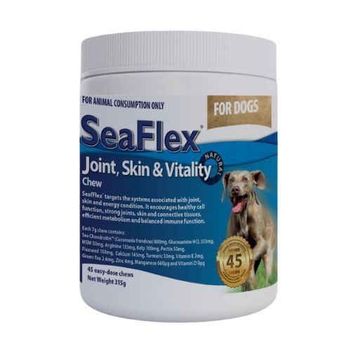 SeaFlex Joint, Skin & Vitality Health Supplement for Dogs  -  45 pack