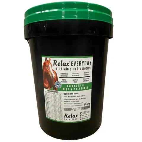 Relax Vitamin & Mineral plus Probiotics  -  2.1 kg , 5.25 kg or 16 kg