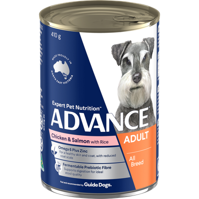 Advance All Breed Chicken & Salmon  -  12 x 410 grams