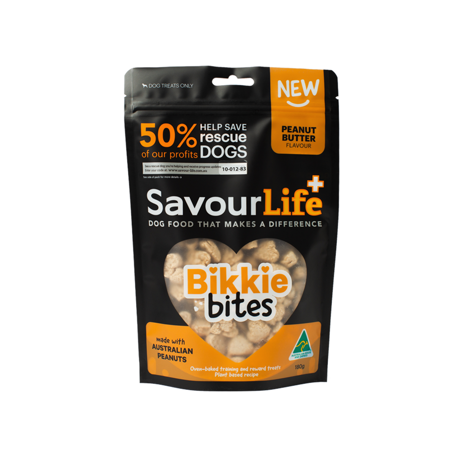 Savour Life Bikkie Bites Peanut Butter  -  180 grams