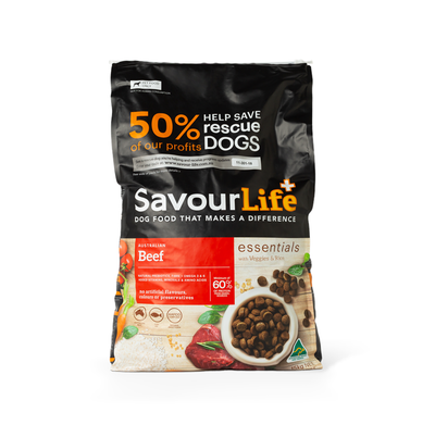 Savour Life Dog Adult Beef  -   3 kg or 15 kg