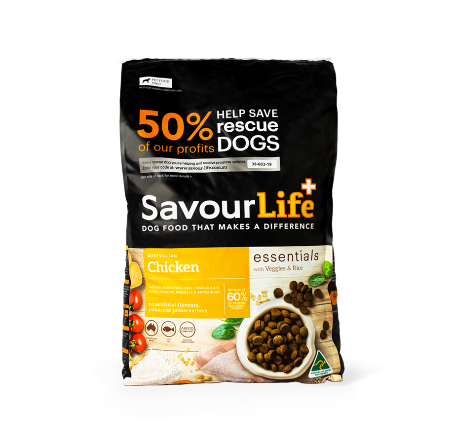 Savour Life Dog Adult Chicken  -   3 kg or 15 kg