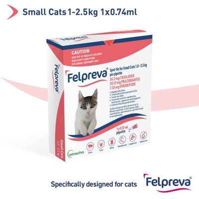 Felpreva Spot-on Cat 1-2.5 kg  -  1 Pack