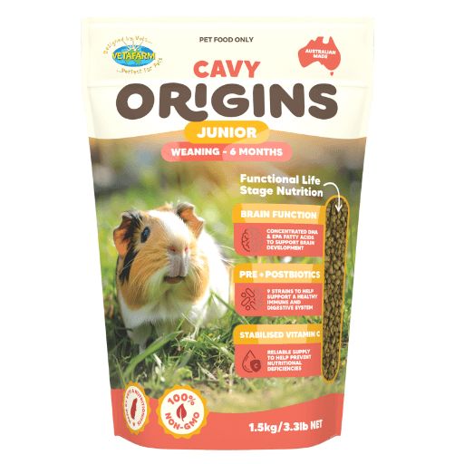Vetafarm Origins Cavy Junior Diet  -  1.5 kg