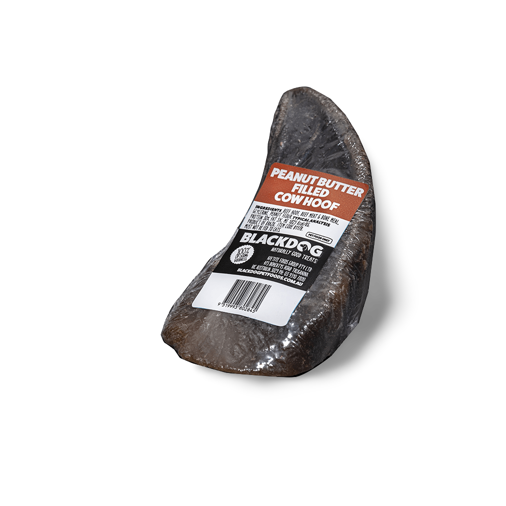 BlackDog Peanut Butter Filled Cow Hoof  -  120 grams