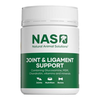 Natural Animal Solutions (NAS) Joint And Ligament Support Supplement For Dogs And Cats 120 grams