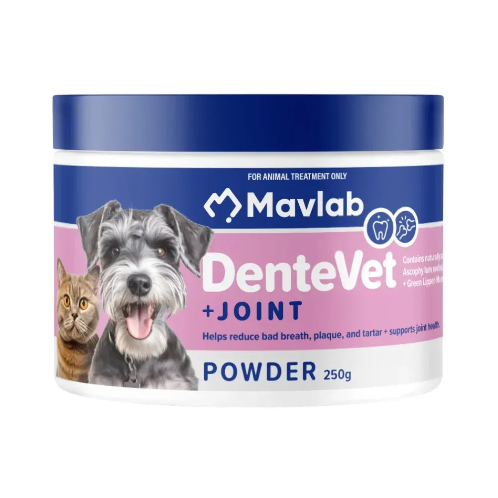 DenteVet Anti Plaque Powder for Dogs and Cats  -  250 grams